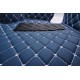 Blue Luxury Leather Diamond Car Floor Mats Blue Luxury Leather Diamond Car Floor Mats