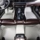Grey Luxury Leather Diamond Car Floor Mats Grey Luxury Leather Diamond Car Floor Mats