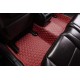 Wine Red Luxury Leather Diamond Car Floor Mats Wine Red Luxury Leather Diamond Car Floor Mats