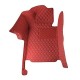 Wine Red Luxury Leather Diamond Car Floor Mats Wine Red Luxury Leather Diamond Car Floor Mats