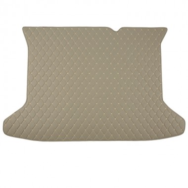 Grey Luxury Leather Diamond Trunk Base Mats UK