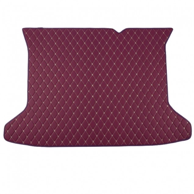 Purple Luxury Leather Diamond Trunk Base Mats Purple Luxury Leather Diamond Trunk Base Mats